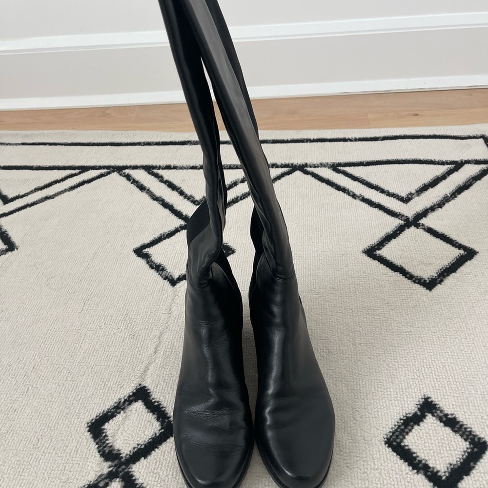 Stuart Weitzman Black Over the Knee Boots - Picture 12 of 15